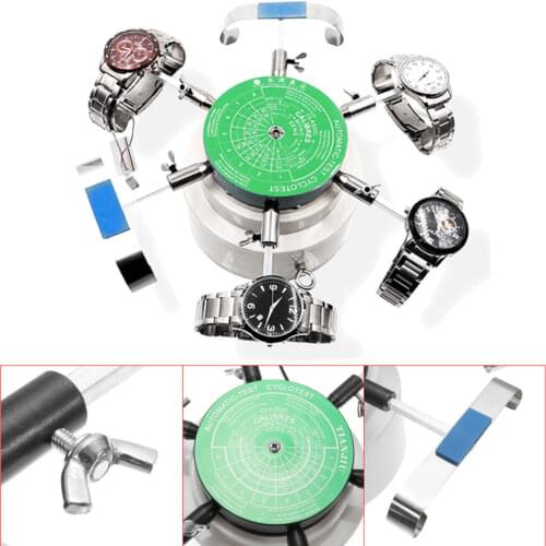 Stainless steel Mechanical Watch Automatic Winder Left Right Rotation Watch Repair Tools For 6 Watches