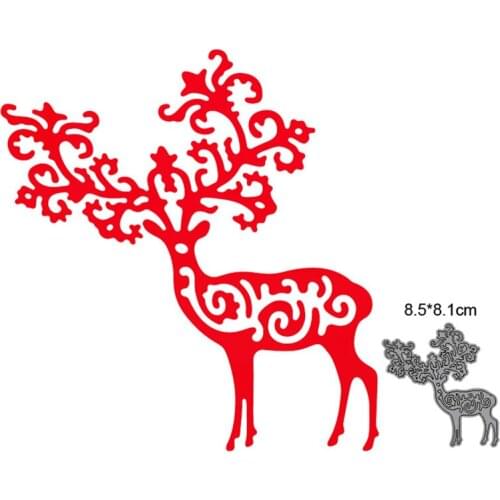 Metal Cutting Dies Stencils dies Die Cut Mold Christmas Deer Scrapbooking dies embossing dies decoation Paper Craft knife mould