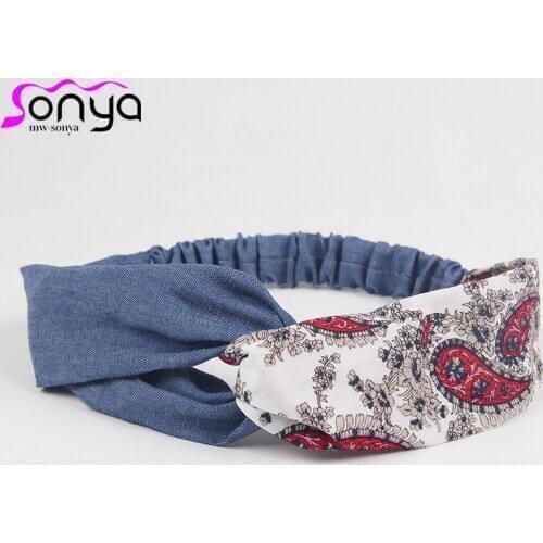 New Women Yoga Elastic Turban Headband Fashion Hair Accessories Sports Party Decoration HA038