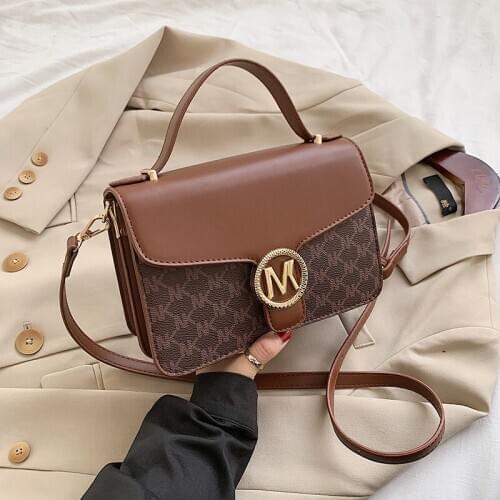 2020 New Fashion Ladies Bag Letter Carrying One Shoulder Small Square Bag Casual Mini Slanted Bag mini bag
