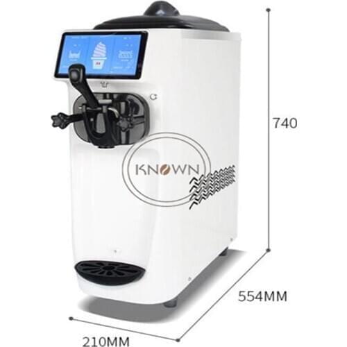 New Commercial Soft Table Ice Cream Making Machine Fully Automatic Home Use With Smart Touch Screen For Sale in Kuwait