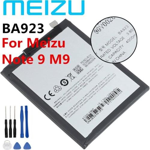 NEW Original BA923 Battery For MEIZU Note 9/M9 Note/M923Q Mobile Phone + Gift Tools