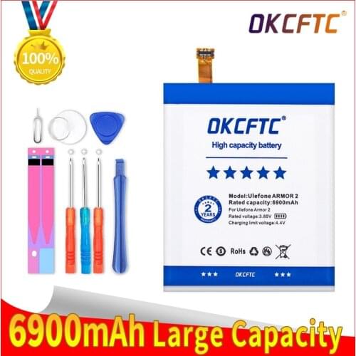 OKCFTC Ulefone Armor 2 Phone Batteries