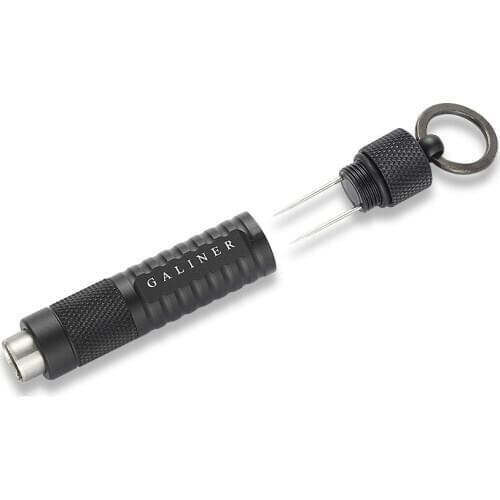 Galiner Mini Pocket Cigar Pass Needle Travel Cigar Accessories Drill Hole Function Cigar Punch & Nubber Tool Gift Box