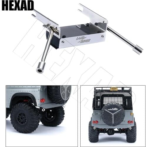 Suitable For MN D90 MN-90 MN99S Simulation Metal Exhaust Manifold Fuel Tank 1/12 Remote Control Car Upgrade Parts Accessories