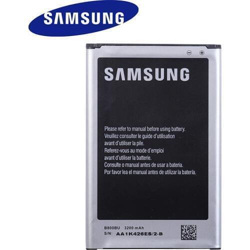 100%Original Battery For Samsung Galaxy Note 3 N900 N9002 N9005 N9006 N9008 B800BU B800BC Replacement Battery with NFC 3200mAh