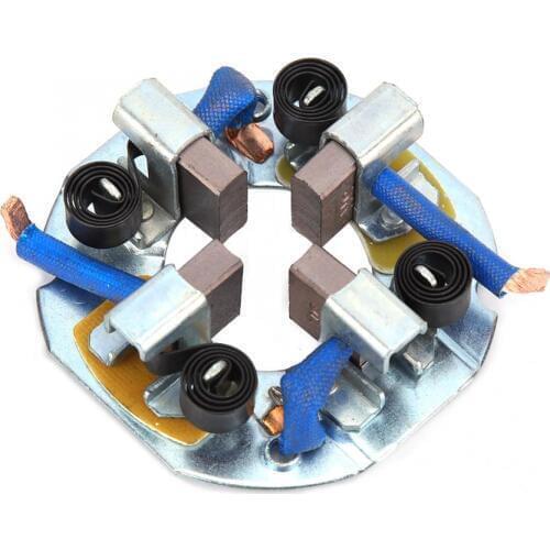 Vehicle Starter Carbon Brush Holder Assembly Fit for Four-cylinder Agricultural Vehicle/Tricycle/Four-wheel Vehicle/Tractor