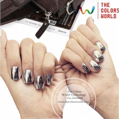 TCWB175 Silver Color Magic Mirror Effect Pigment Powder or nail Art nail gel nail polish or other DIY decoration