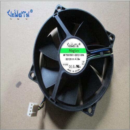 YINWEITAI FAN FOR F129025SU CPU Round Fan F129025bu 95 x 95 x 25 mm 12 V 0.38A 775 Fan cpu, 4 Wire cpu fan