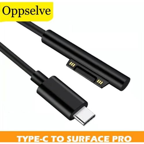 For Microsoft PD Charging Cable 1.5m USB Type C Power Supply Charger Adapter for Microsoft Surface Pro 3 4 5 6 GO Charging Cable