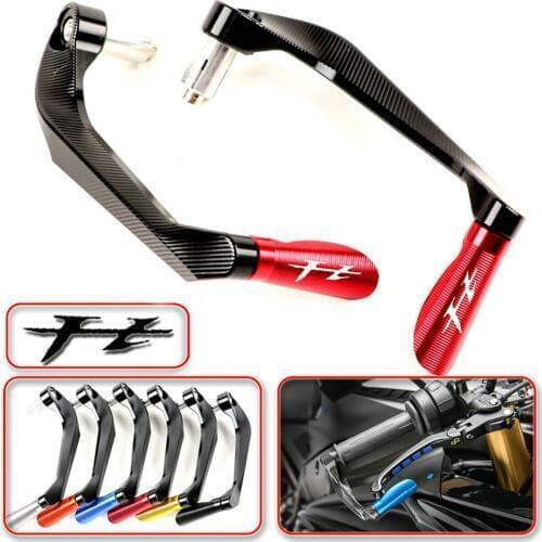 For Yamaha FZ1/FZ1N FZ6/FZ6N FZ8/FZ8N Lever Guards Real CNC Aluminum Alloy Hand Guard Motorcycle Brake Protector Rope Handlebar