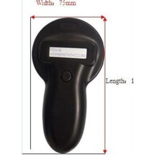 134.2KHz FDX-B Pet microchip portable rfid scanner/ animal rfid tag reader