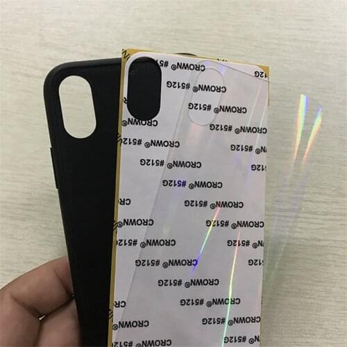 UV Printing Aurora Acrylic TPU Case For iPhone 11 12 pro 6s 6 7 8 Plus X Xr Xs Max Cover Customerized 10pcs