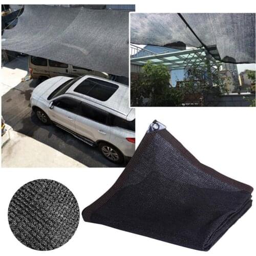 Balcony View 18-pin Encrypted Black Mesh Sunshade Net Garden Breeze Courtyard Home Balcony Decoration Net Cover