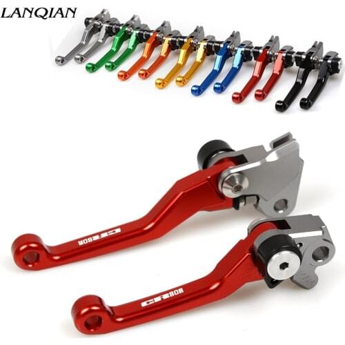 Dirt Bike Pivot Brake Clutch Levers Motorcycle Customized Accessories CNC Aluminum For Honda CR80R CR 80R 80R 1983 1984 - 2007