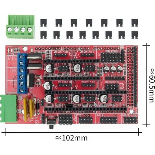 Free shipping !! RAMPS 1.4 3D printer control panel printer Control Reprap MendelPrusa