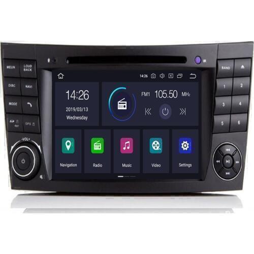 DSP IPS Android 10 4G 64G Car 2 din GPS For E-Class W211 Mercedes Benz CLK G-Class W463 CLS W219 DVD PLAYER radio stereo output