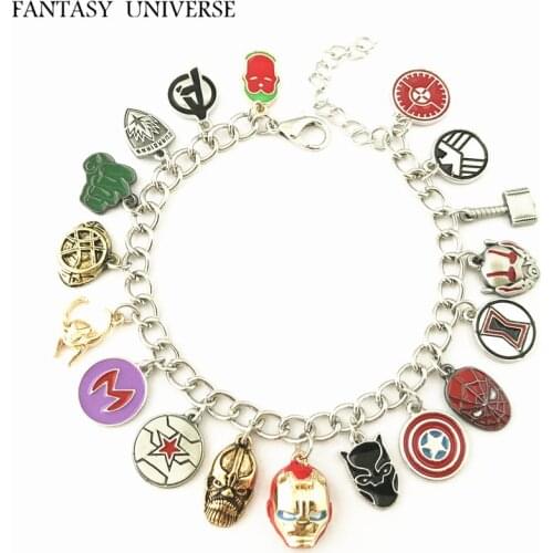 FANTASY UNIVERSE Freeshipping 20pc a lot Superhero bracelet HRFCZLM01