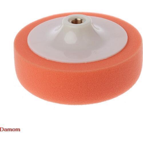6 Inch 15cm Auto Car Polishing Buffing Polishing Pad Sponge Wheel Waxing Orange
