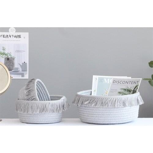 Laundry Hamper Cotton Sotorage Basket for Toy Children Doll Storage Barrel Make Up Clothes Sundries Pouch Desktopn Organizers