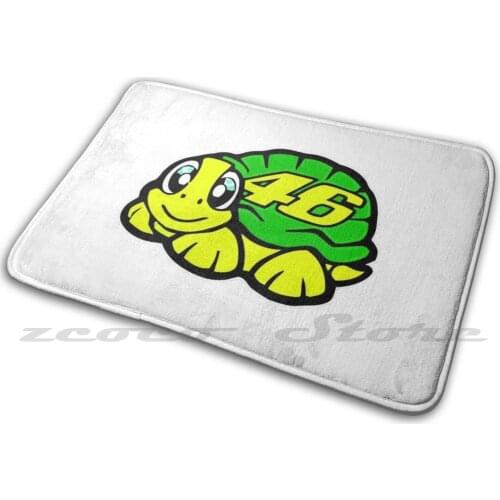 Valenturtle Mat Doorway Non-Slip Soft Water Uptake Carpet Gp Race Rider Retire Retirement The 46