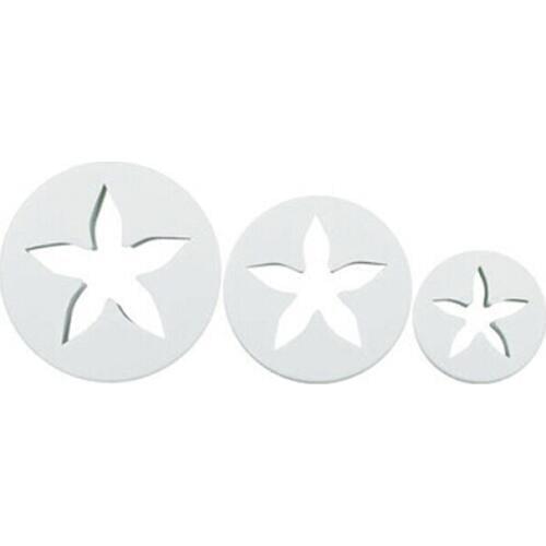 Free Shipping 3pcs Orchid Fondant Cake Decorating Sugar Craft Plunger Cutter Flower Mold Cookie Cutters Biscuit Cake