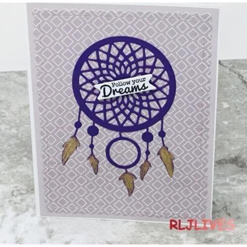 Dreamcatcher Metal Cutting Dies DIY Scrapbooking Card Stencil Paper Craft Handmade Album Handbook Decoration