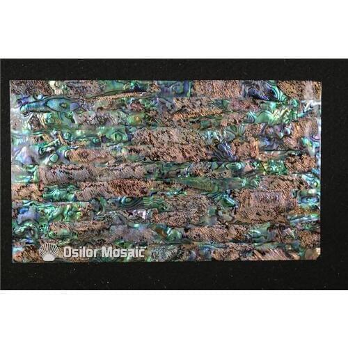 Natural mother of pearl shell laminate for musical instrument and furniture inlay