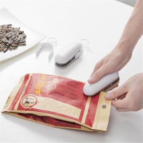 Portable Mini Sealing Machine Kitchen Storage Organization Household Sealing Food Clip Heat Sealer For Kitchen Convenience