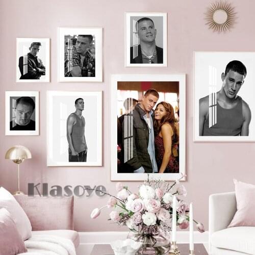 Channing Matthew Tatum Movie Star Art Print Poster Bar Pub Club Decor Canvas Wall Stickers Live Music Fans Bedroom Home Decor