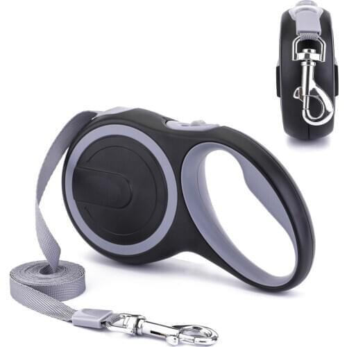 Automatic Retractable Traction Rope 3M/5M Dog Cat Leash Durable Puppy Walking Running Leads Dogs Flexible Belt Leashes