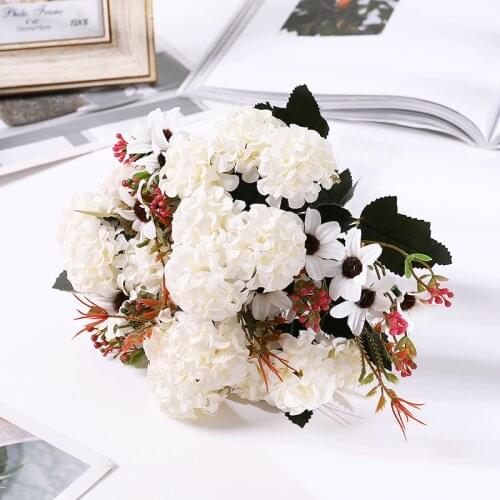 Party Decoration Vintage Silk Artificial Flowers Bouquet Wedding Fake Flowers Festival Supplies Home Decor