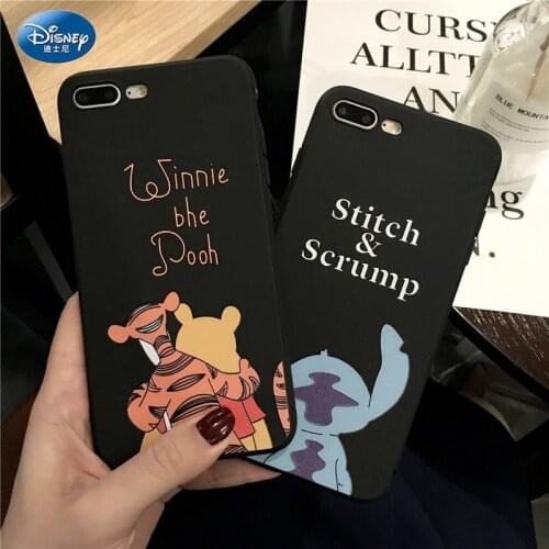Disney Winnie Phone Cases for IPhone 7Plus 8Plus X XS Silicone Phone Back Covers Cute Cartoon Shells zz0422-8