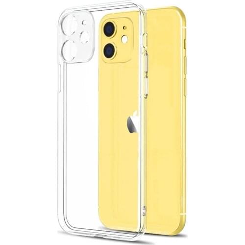 Thick Shockproof Silicone Phone Case on For iPhone 12 11 Pro Xs Max Camera Protection Case iPhone X Xr 6s 6 7 8 Plus Back Cover