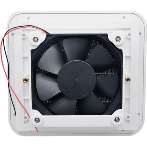 Ventilation Fan White Caravan Motorhome Side Exhaust Air Vent for RV Trailer Caravan Side Air strong wind exhaust
