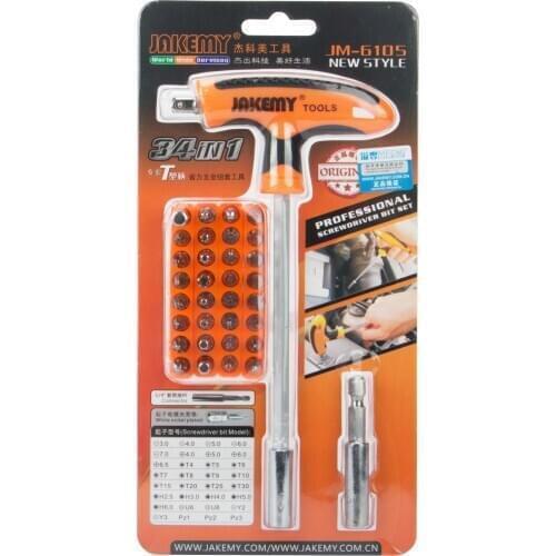 JM-6105 T-handle Car fixing retractable tri wing screwdriver diy repair tool in repair automotive parts ,home appliances tools