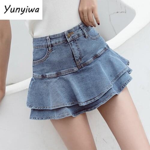 Женские юбки джинсовые Yunyiwa China At AliExpress