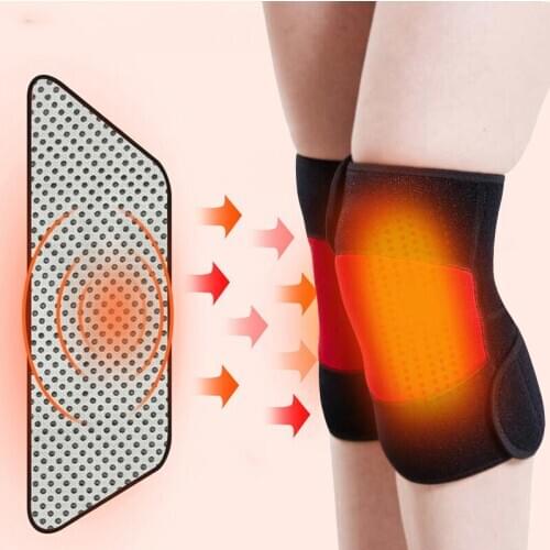 1 Pair Tourmaline Self Heating Knee Pads Magnetic Therapy Kneepad Arthritis Brace Support Warm Orotector Knee Protector Pads