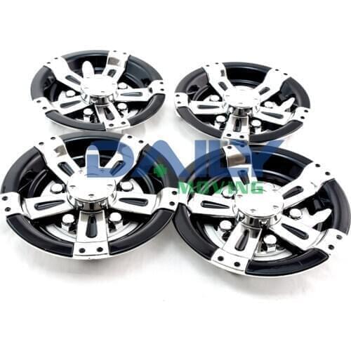 4pcs golf cart or mobility scooter hubcap for 6" rim
