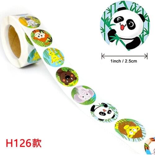500pcs Cute Cartoon Paper School Teacher Supplies Child Reward Sticker Labels Animals Sticker for Kids Encourage Sealing Labels