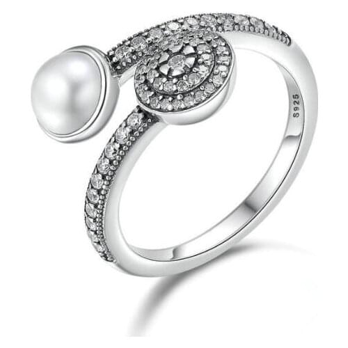 925 Sterling Silver Luminous Glow Adjustable fashion Rings For Women Authentic Fine Gift Jewelry