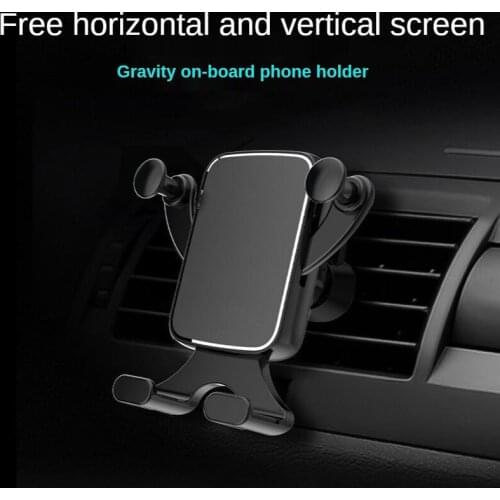 Car phone holder air outlet mounting bracket Smart GPS mobile phone holder car accessories interior bracket for Xiaomi IPhone
