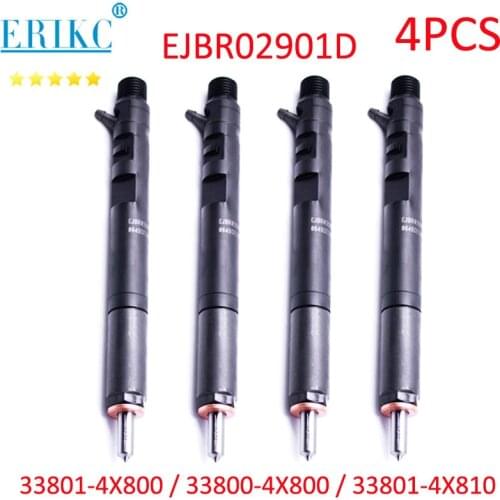 EJBR02901D 33801-4X800 Diesel Common Rail Injector EJBR0 2901D Fuel Nozzle EJB R02901D For Delphi KIA HYUNDAI Terracan 2.9 CRDi
