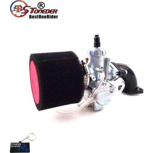 STONEDER Molkt 26mm Carburetor Carb Mainfold Intake Pipe Gasket Air Filter For Lifan YX 140cc 150cc 160cc Engine Pit Dirt Bike