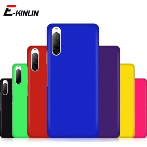 Matte Plastic PC Hard Back Cover For Sony Xperia 10 8 5 1 Lite Ace II III Plus Ultra Thin Protective Phone Case