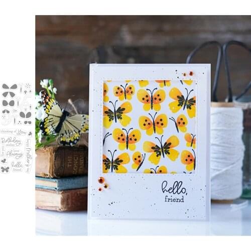Butterfly Metal Cutting Dies and Stamps DIY Scrapbooking Card Stencil Paper Cards Handmade Album Stamp Die Sheets
