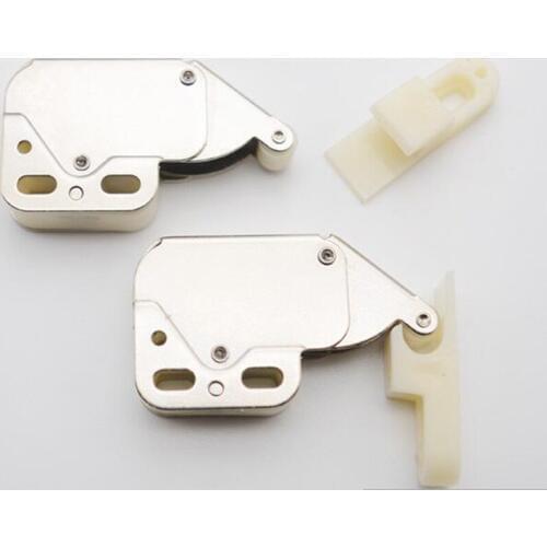 Mini Push Catch Latch Cabinets Lock Automatic Spring Catch System Motorhome Cupboard Doors Furniture Security locks