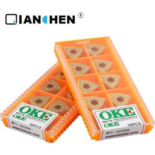 Original quality OKE 10pcs/lot high precision high performance high strength CNC WNMG080408-OPM OC2025 industry carbide inserts