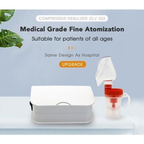 Factory sale portable compressor nebulizer machine Low noise inhaler nebulizer with nebulizer kit