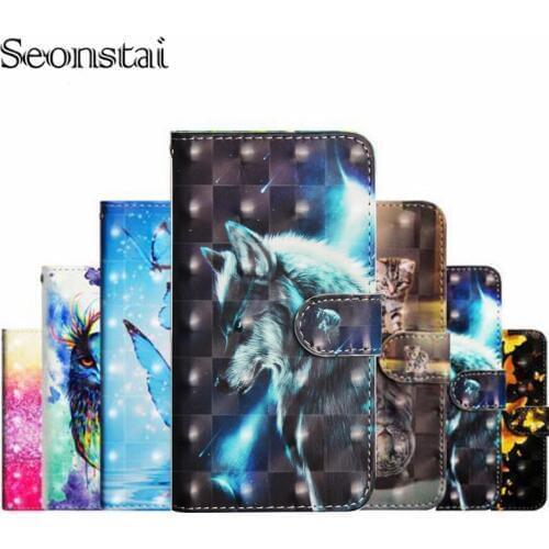 Luxury PU Leather Wallet Case For Samsung Galaxy A5 (2018) Flip Magnetic Cover for Samsung A8 2018 Cases with Card Holder
